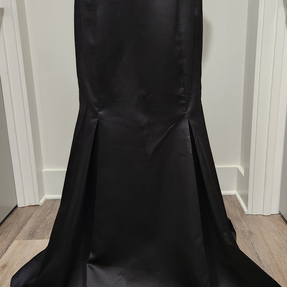 Cache Vintage formal heavy satin/sequin corset top and mermaid skirt sm/med - Picture 11 of 12